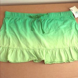 SO JUNIORS Green Ombré Skirt
